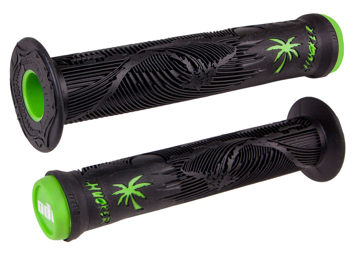 ODI Hucker Grips, Black Green