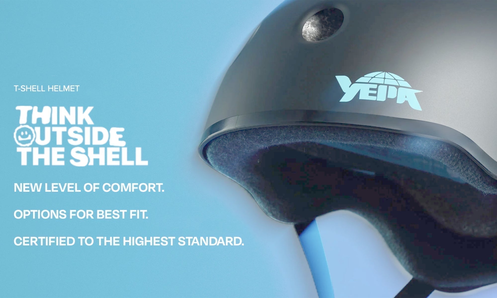 Yepa Helmets from Tony Hawk and Lizzie Armando! Think outside the shell with this dual certified helmet.