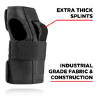 187 Wristguard Black Protections Extra thick splints. Industrial grade fabric & construction