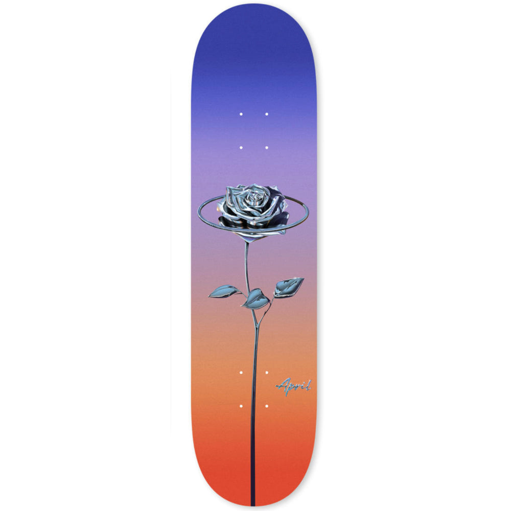 April Chrome Rose Color Skateboard Deck