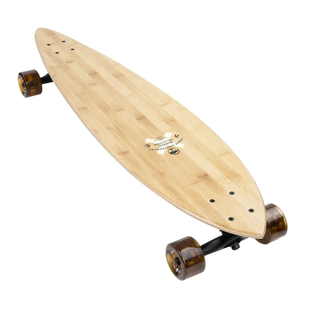 Arbor Bamboo Fish 37in Longboard Complete Top Angle View