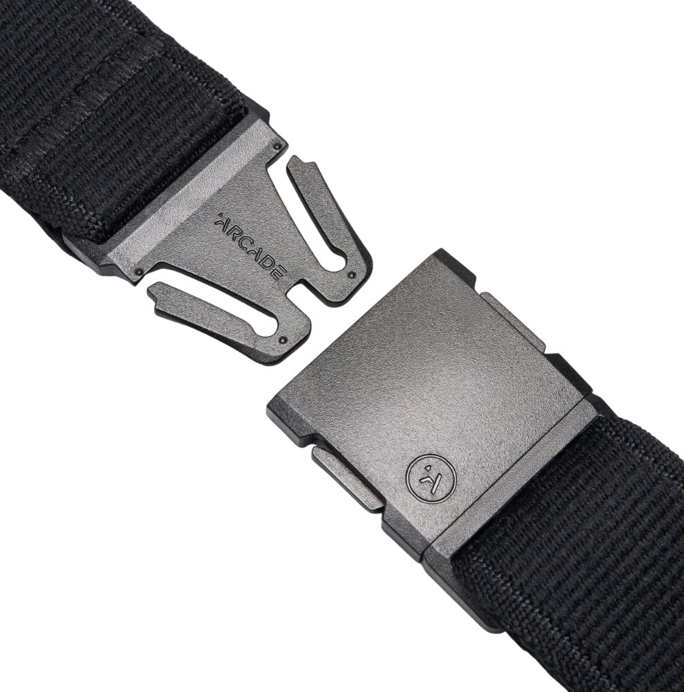 Arcade Atlas Belt Black Buckle Open
