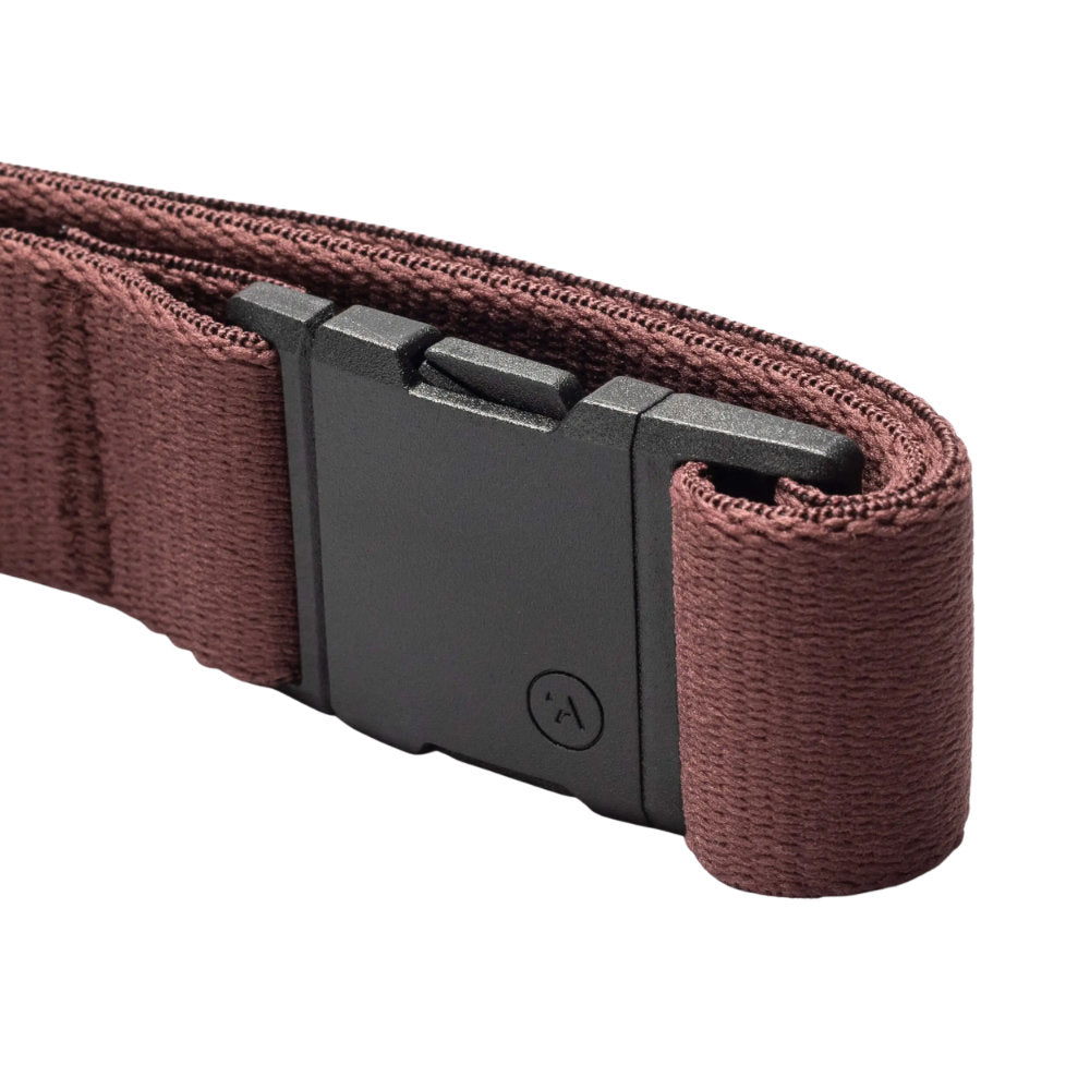 Arcade Belt Co. Slim Youth Belt Burgundy Buckle