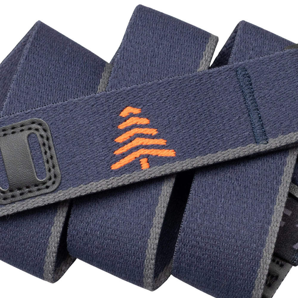 Arcade Blackwood Slim Youth Belt Navy Flame Close Up