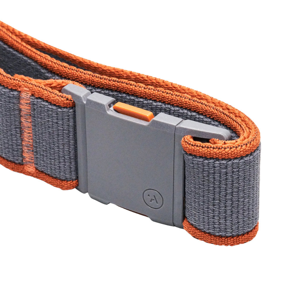 Arcade Carto Belt Charcoal Saddle Buckle