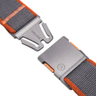 Arcade Carto Belt Charcoal Saddle Buckle Open