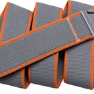 Arcade Carto Belt Charcoal Saddle Close Up