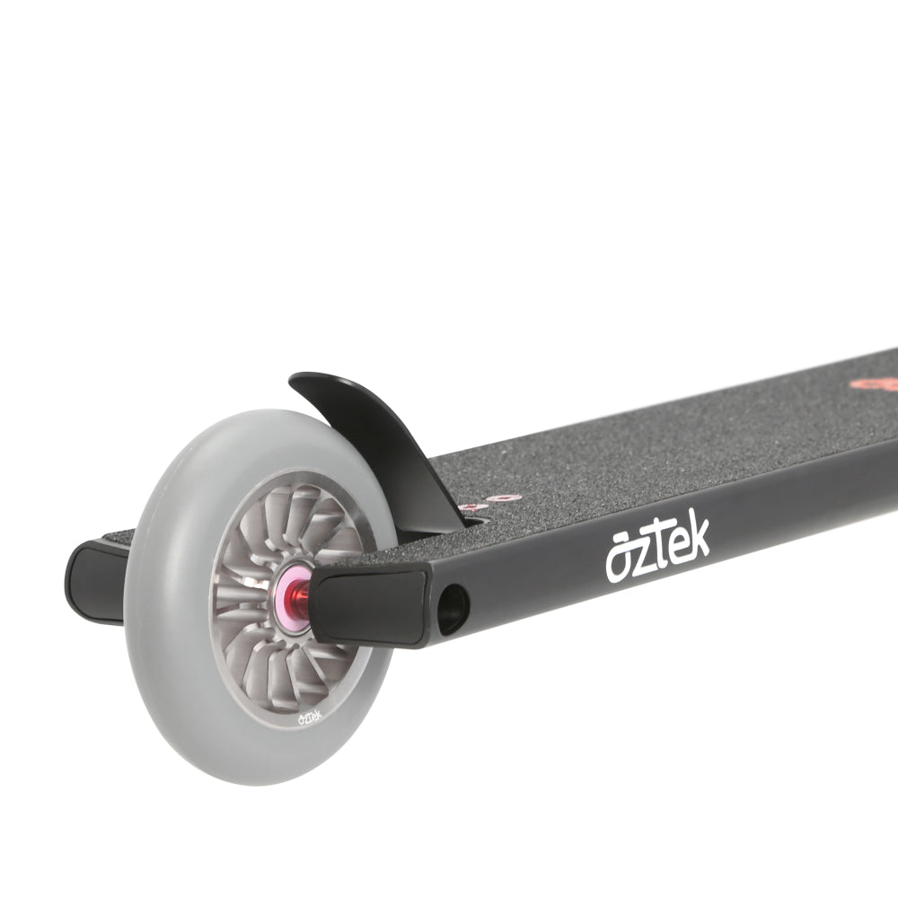 Aztek Architect Street Freestyle Scooter Complete 2024 Satin Black Gray back wheel qith boxed deck