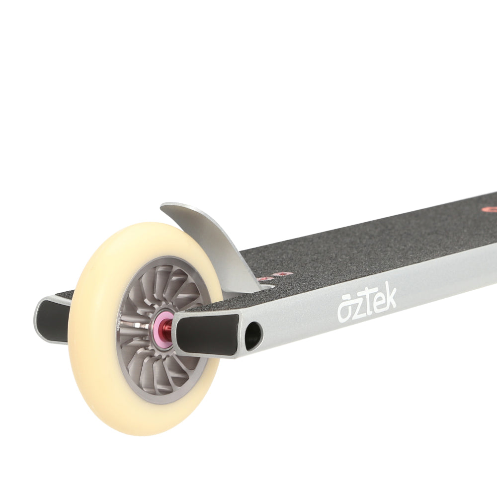 Aztek Architect Street Freestyle Scooter Complete 2024 Platinum Silver new Architect 2 wheels and boxed deck