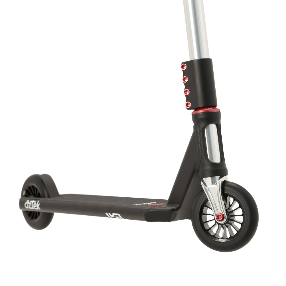 Aztek Corsa 2024 Park Freestyle Scooter Satin Black Circe fork and SCS compression system