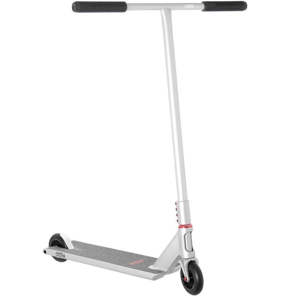 Aztek Siren 2026 Scooter Complete Platinum Silver Full View