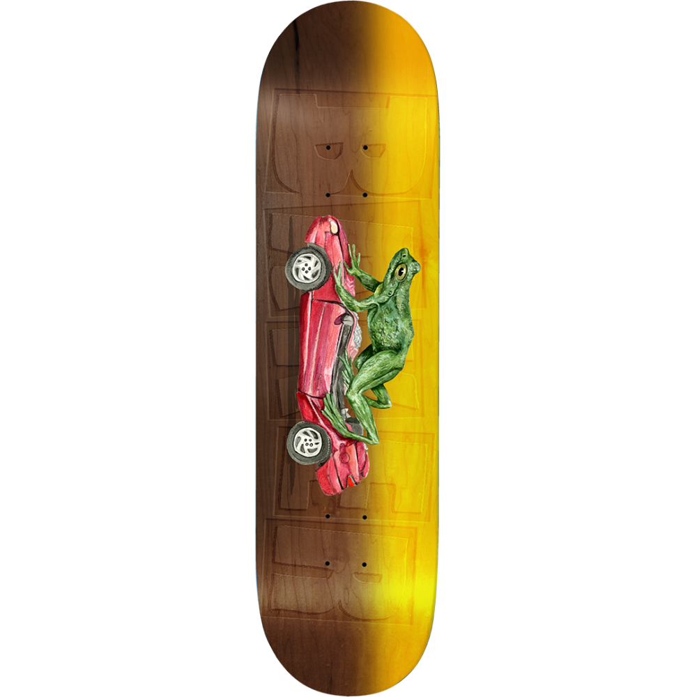 Baker Figgy Dimensions 8.5 Skateboard Deck Bottom Design with embossed logo