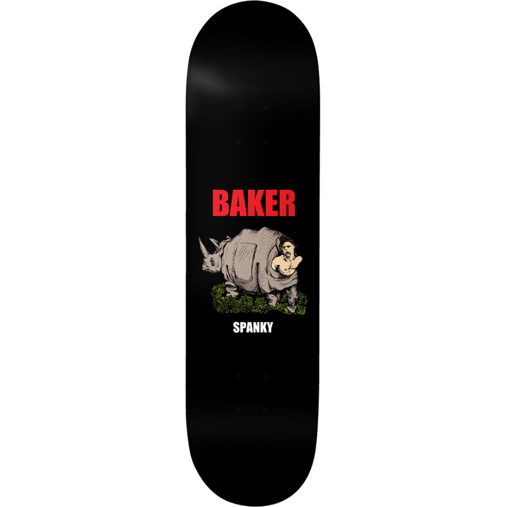 Baker Spanky Shikaka 8.25 Skateboard Deck Bottom Design