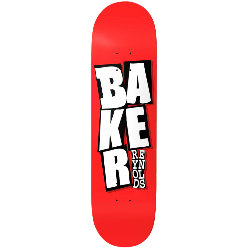 Baker AR Stacked Red B2 - Skateboard Deck