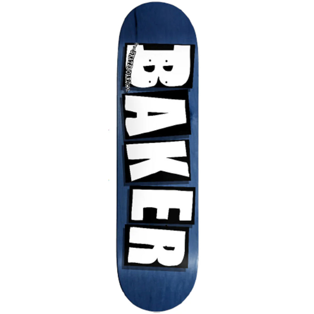 Baker Brand Logo B2 White / Navy Veneer - Skateboard Deck