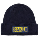 Baker Brand Logo Beanie Navy / Yellow 