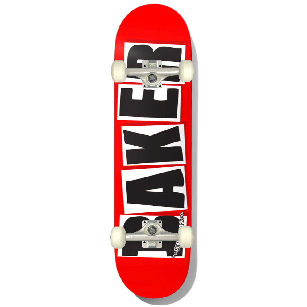 Baker Brand Logo Black Red 8.375 - Custom Skateboard