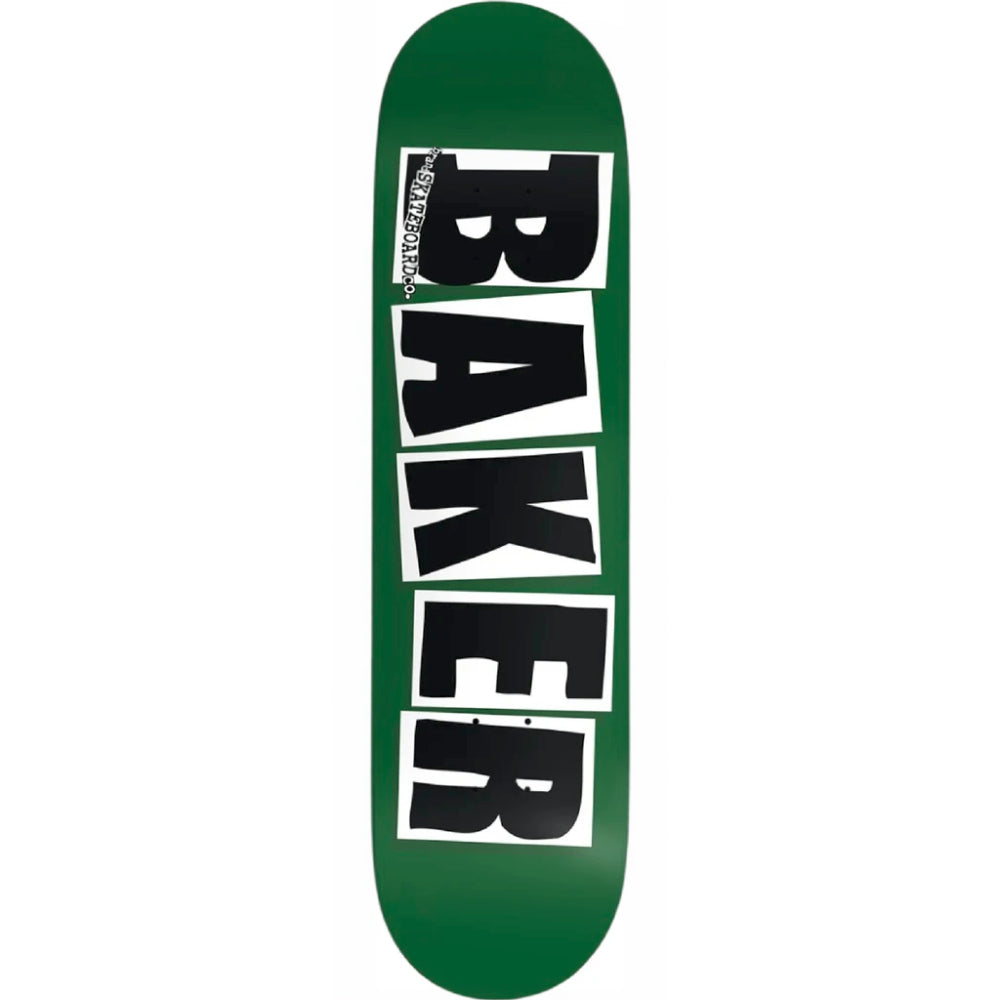 Baker Brand Logo Black / Forest Green Skateboard Deck