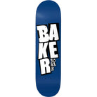 Baker RZ Stacked Blue B2 8.25 - Skateboard Deck