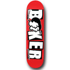 Baker X Mehrathon Red White Skate Deck 