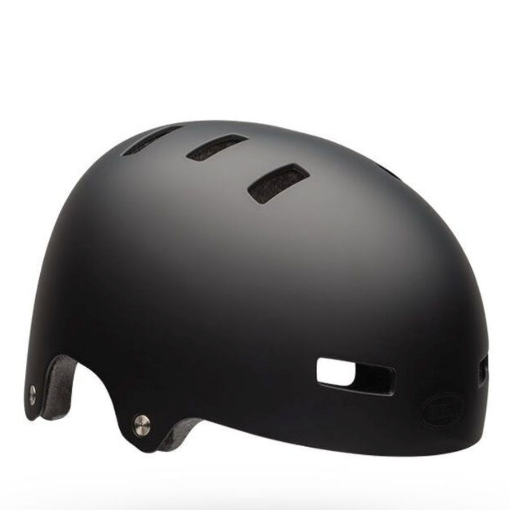 Bell Youth Span Matte Black Certified Helmet Right Front View