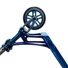 Blue-Ray of LIGHT Custom Pro Park Complete Scooter Front Binary 110x24mm Wheel Close Up