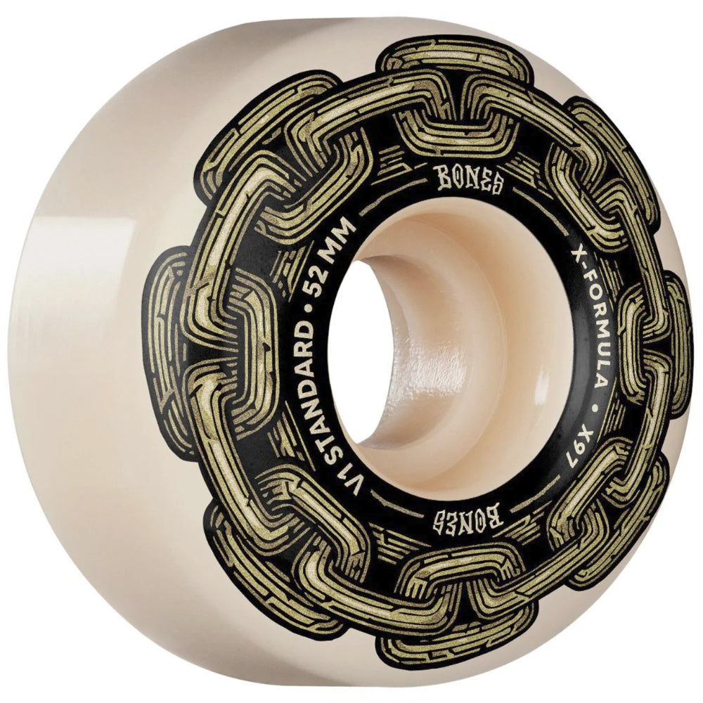 Bones X-Formula Gold Chain V1 Standard X-97a 52mm - Skateboard Wheels