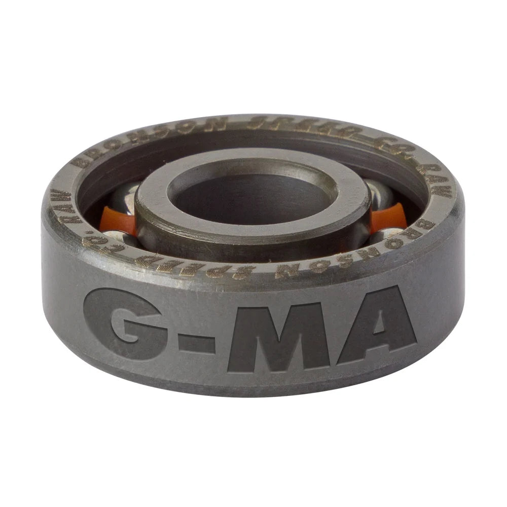 Bronson Raw Joslin 6-Ball Pro Skateboard Bearings G-MA Engraving