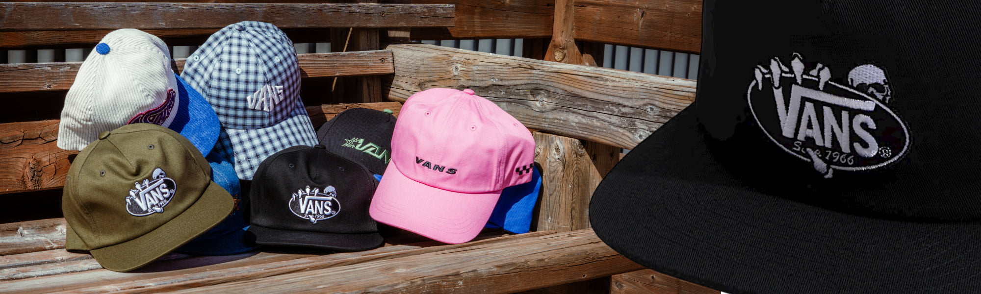 Vans 2026 Hats Collection Web Banner - Versus Pro Shop