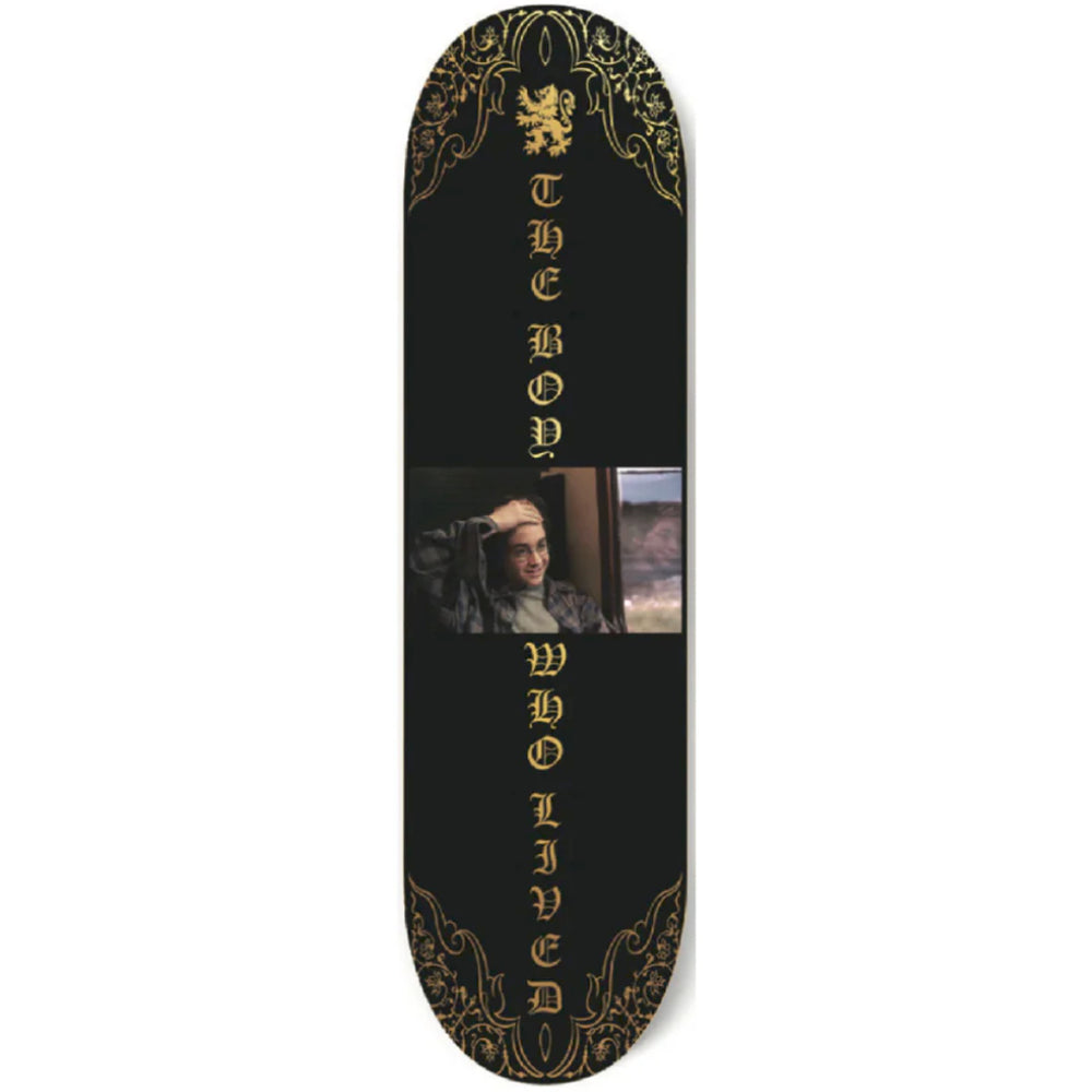 Color Bars Harry Potter Boy Who Lived W/ Gold Foil - Skateboard Deck