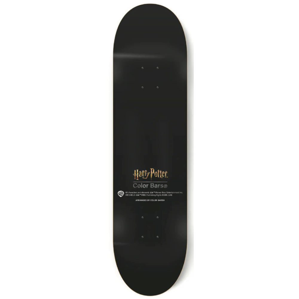 Color Bars Harry Potter Boy Who Lived W/ Gold Foil - Skateboard Deck Top View