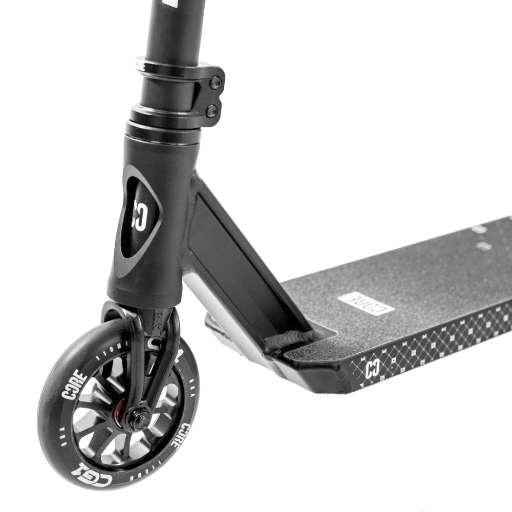 Core CG1 Complete Stunt Scooter Black Neck Close Up