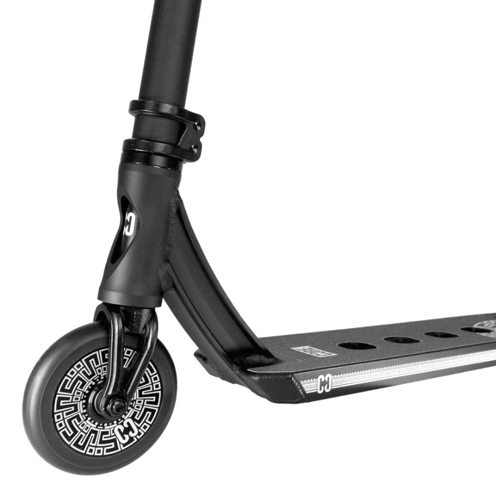 Core CL1 Complete Stunt Scooter Black Downtube Close Up