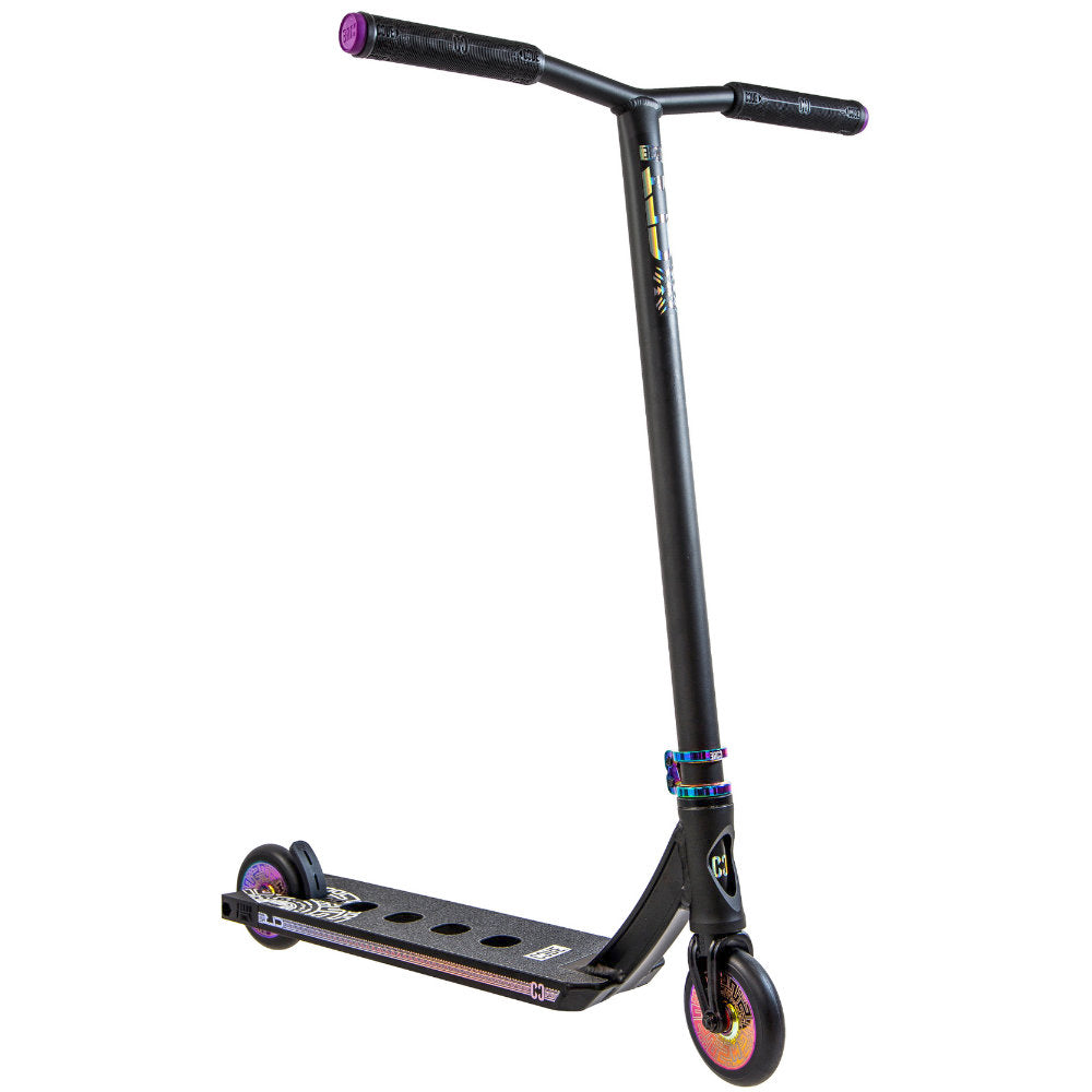 Core CL1 Complete Stunt Scooter Black Neo Le Full View