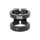 Core Venom Double Scooter Clamp Black Front Logo View
