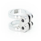 Core Venom Double Scooter Clamp Chrome Back View