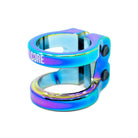 Core Venom Double Scooter Clamp Neo Chrome Front Angle View