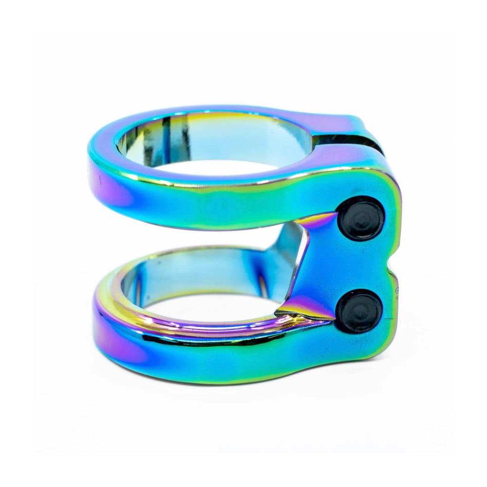 Core Venom Double Scooter Clamp Neo Chrome Side View