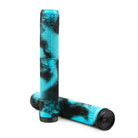 Core Skinny Boy 170mm Soft Handlebar Grips Black Teal Swirl