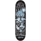 Creature Pro Raffin BLKMTL 8.53 - Skateboard Deck Bottom Design