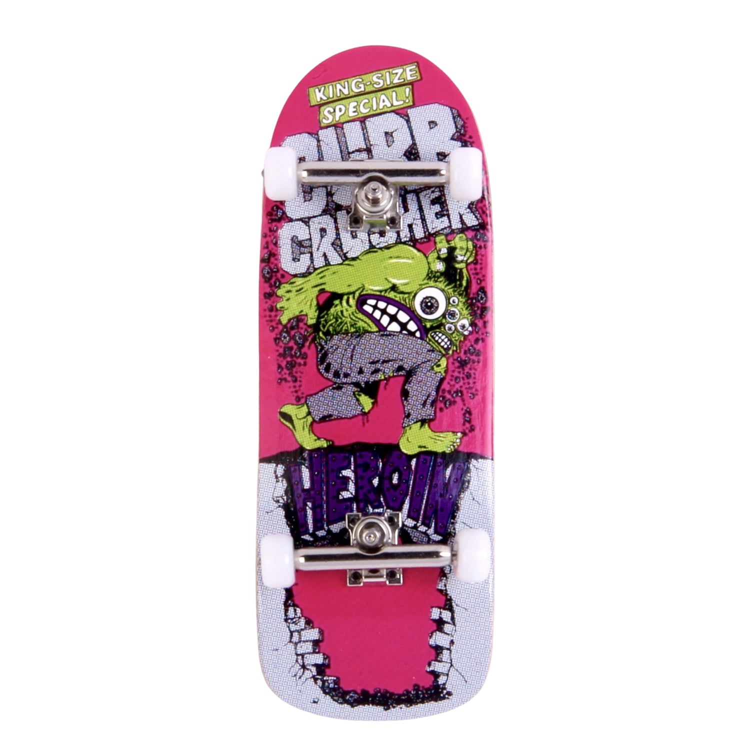 CustomFB x Heroin Curb Crusher 33.8mm - Fingerboard Complete