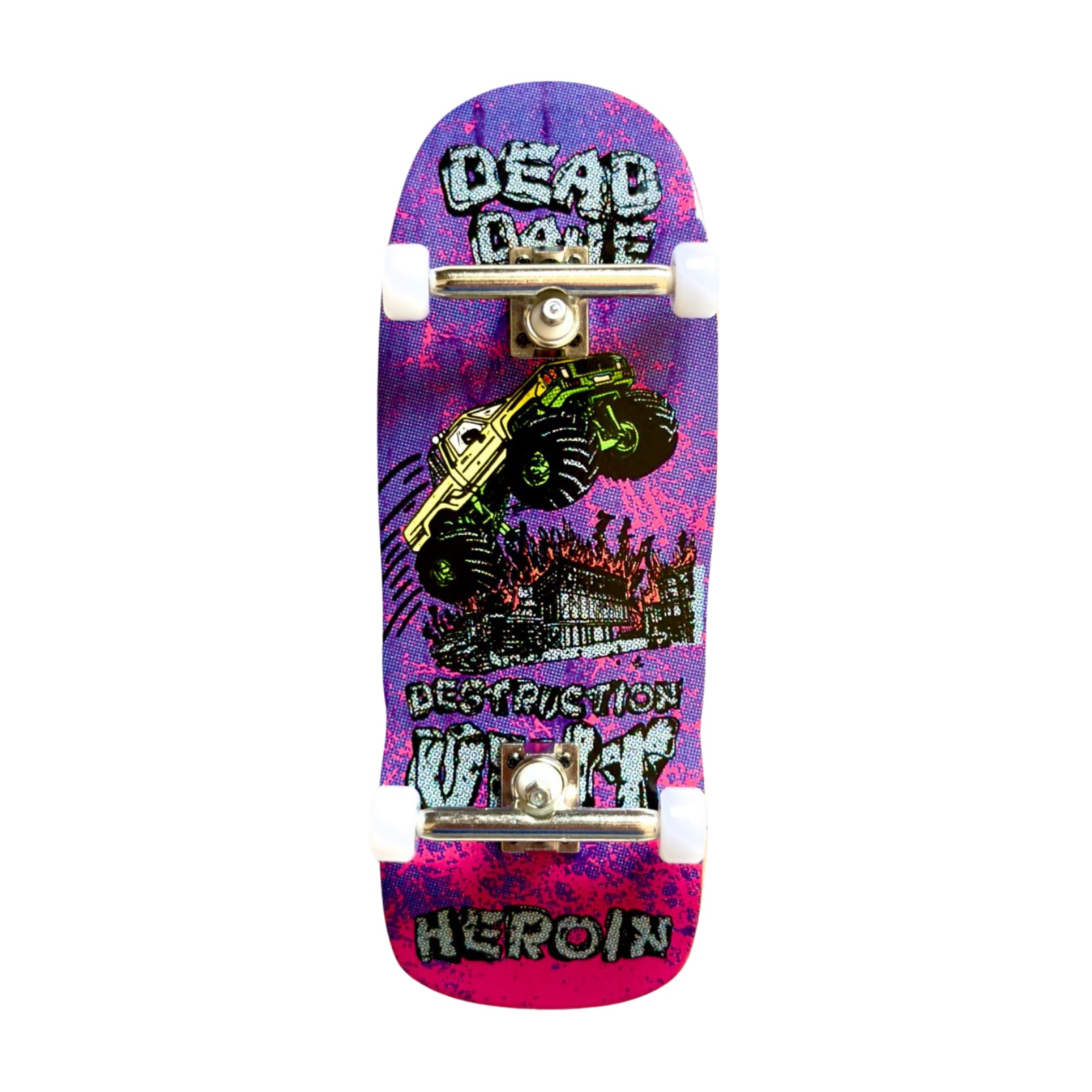 CustomFB x Heroin Dead Dave Knock Off 36mm - Fingerboard Complete Bottom