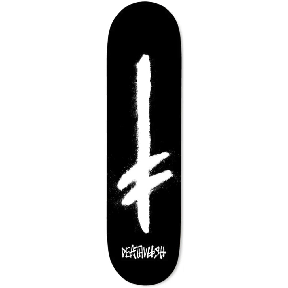 Deathwish Gang Logo Black / White Skateboard Deck