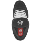 éS Accel Black Shoes Top View 