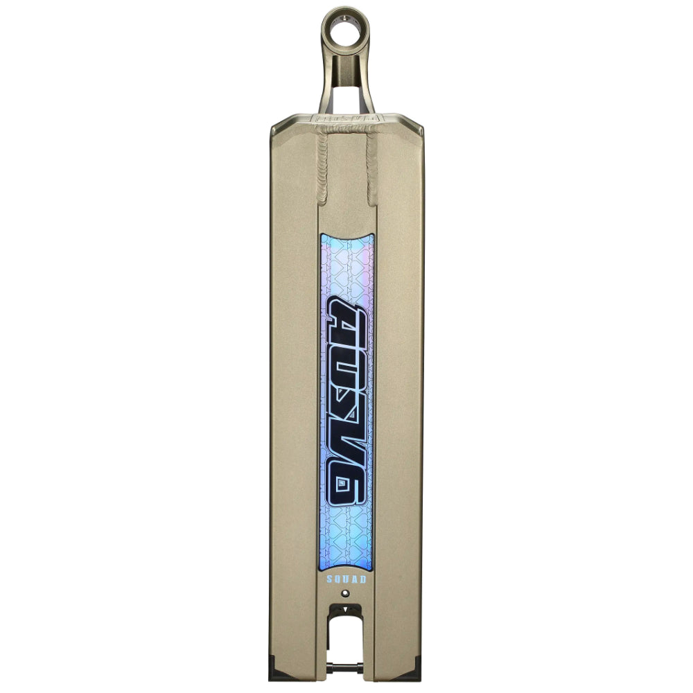 Envy AOS V6 Squad Scooter Deck 6in Olive Bronze Bottom Holographic Logo
