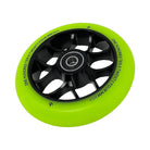 Envy Jet 110x24mm Scooter Wheels Black Green PU Angle View