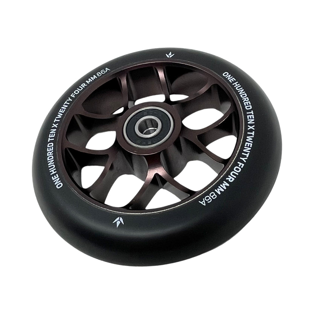 Envy Jet 110x24mm Scooter Wheels Bronze Angle View