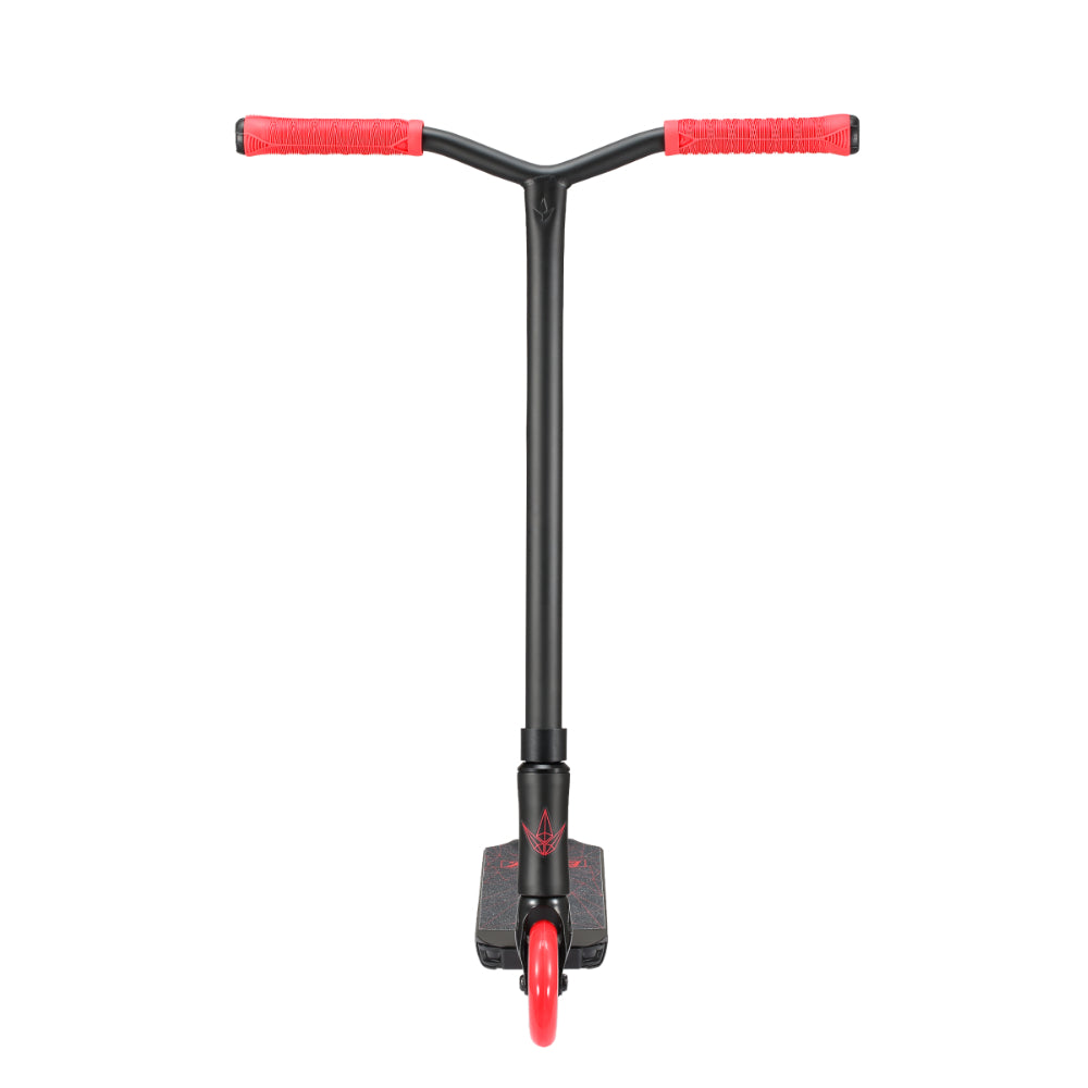 Envy One S3 2024 Colorway Scooter Complete Red Front View Steel Bar