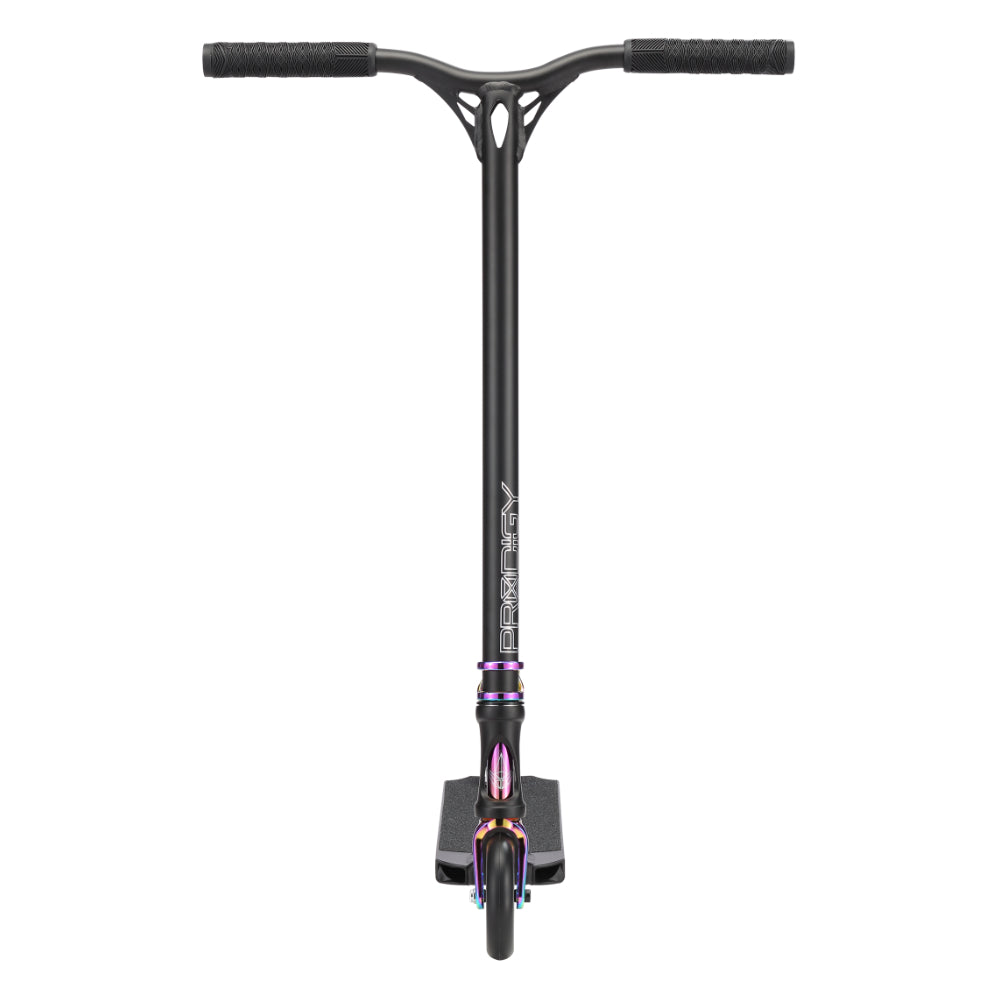 Envy Prodigy X ONE Complete Scooter Black Oil Slick Front View