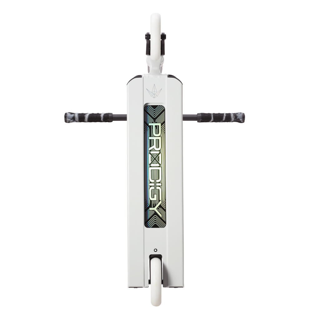 Envy Prodigy X Street Edition Scooter Complete White Bottom Cut Out With Prodigy Logo